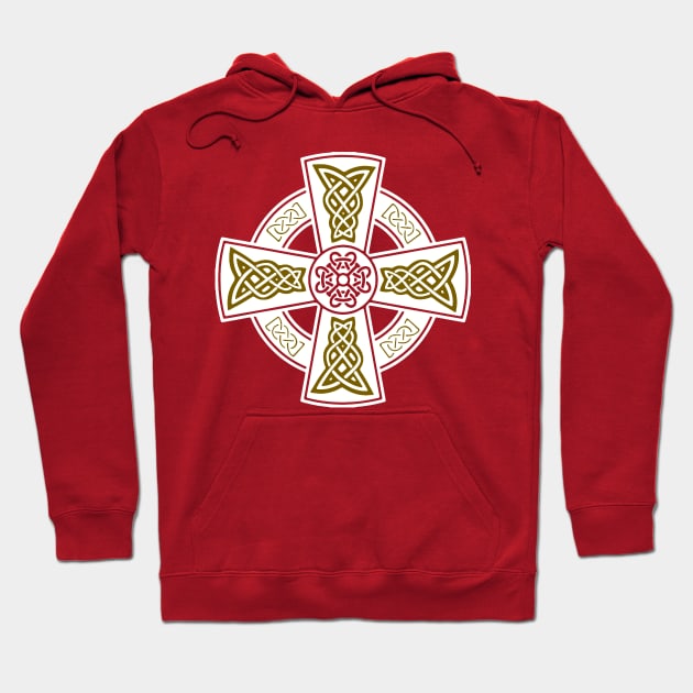 Celtic High Cross Decorative Knotwork 8 Hoodie by taiche
